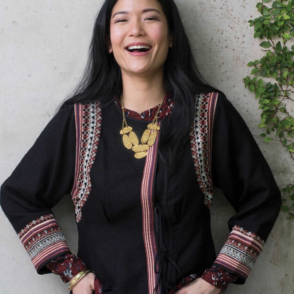"Noonday Collection" Stepping Stone bib necklace